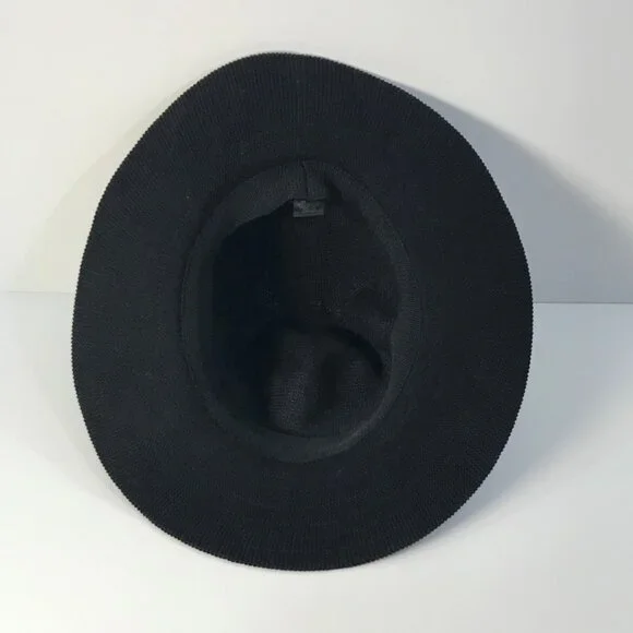 BOHO Wide‑Brim Black Floppy Hat – Soft & Flexible - Women’s O/S - Picture 9 of 11